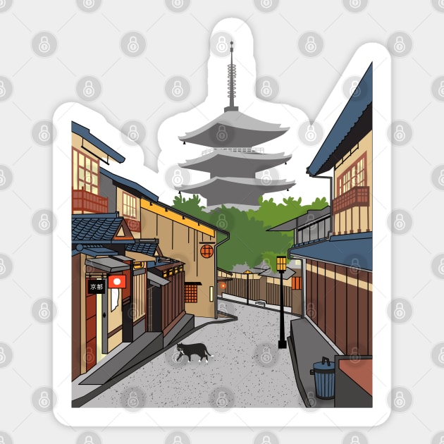 Kyoto Sticker by CTstudio